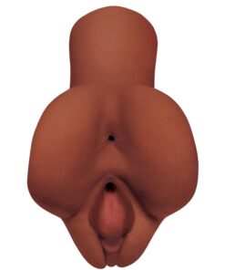 PDX PLUS - PICK YOUR PLEASURE DOUBLE BROWN MASTURBATOR