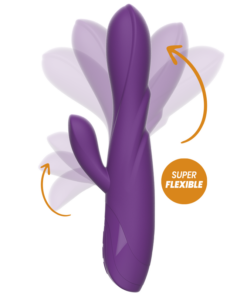 Alternative view of REWOLUTION - REWORABBIT FLEXIBLE VIBRATOR WITH RABBIT
