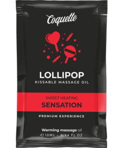 COQUETTE CHIC DESIRE - POCKET LOLLIPOP KISSABLE MASSAGE OIL HEATING SENSATION 10 ML