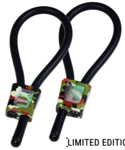 ELECTRASTIM - PRESTIGE ELECTRALOOPS ADJUSTABLE COCK RINGS CAMOUFLAGE