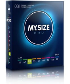MY SIZE - PRO CONDOMS 49 MM 3 UNITS