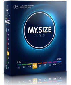 MY SIZE - PRO CONDOMS 53 MM 3 UNITS