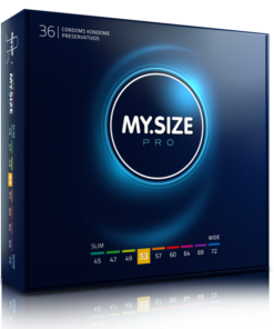MY SIZE - PRO CONDOMS 53 MM 36 UNITS