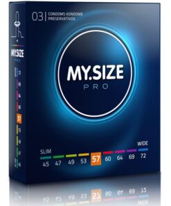 MY SIZE - PRO CONDOMS 57 MM 3 UNITS