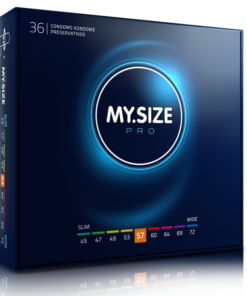 MY SIZE - PRO CONDOMS 57 MM 36 UNITS