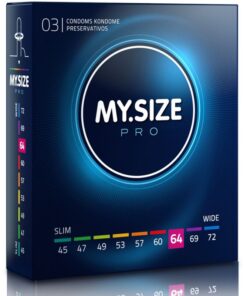 MY SIZE - PRO CONDOMS 64 MM 3 UNITS