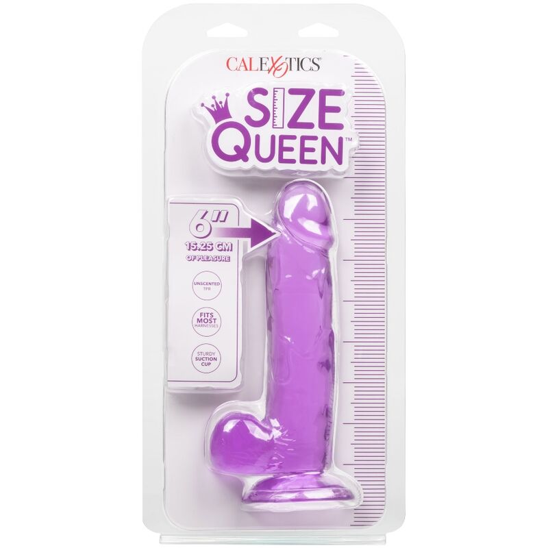 CALEXOTICS - SIZE QUEEN DILDO PURPLE 15.3 CM - Image 4