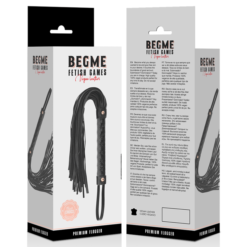 BEGME - BLACK EDITION VEGAN LEATHER FLOGGER - Image 5