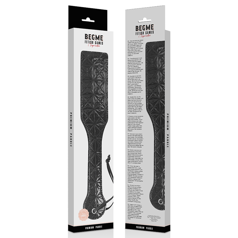 BEGME - BLACK EDITION VEGAN LEATHER PADDLE - Image 4