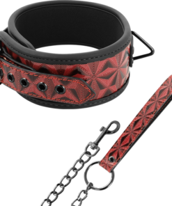 BEGME - RED EDITION PREMIUM VEGAN LEATHER COLLAR WITH NEOPRENE LINING
