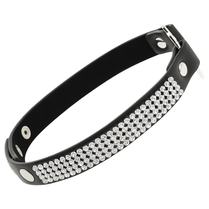 COQUETTE CHIC DESIRE - VEGAN LEATHER CHOKER WITH HEART - Image 5