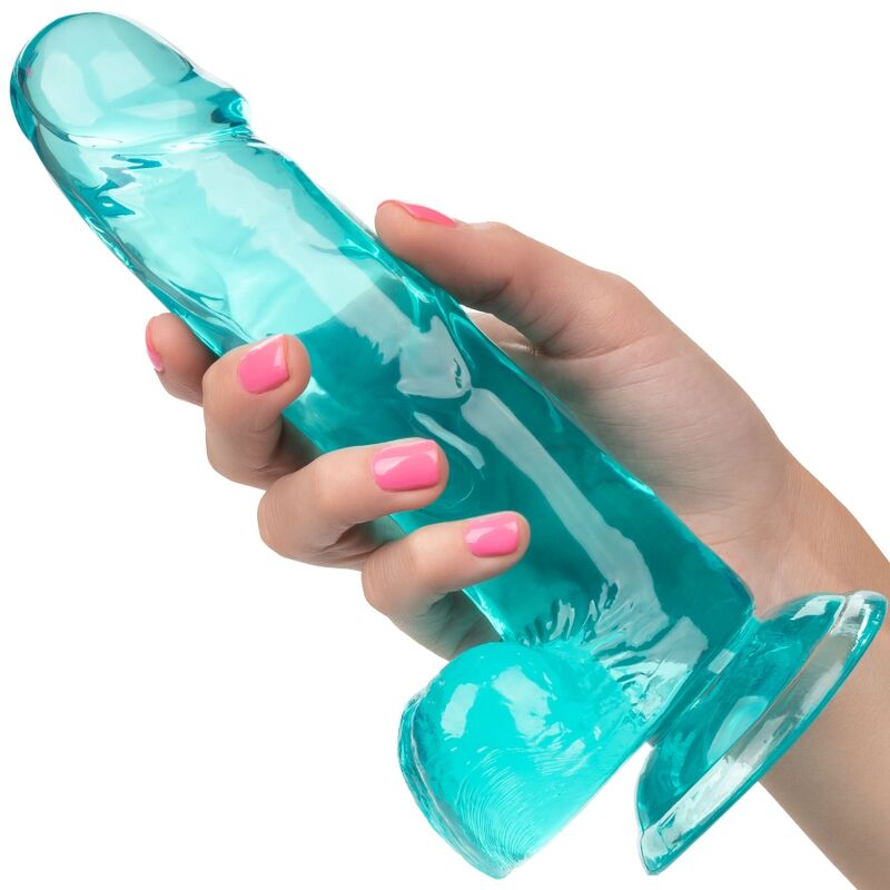 CALEXOTICS - SIZE QUEEN DILDO BLUE 15.3 CM - Image 4