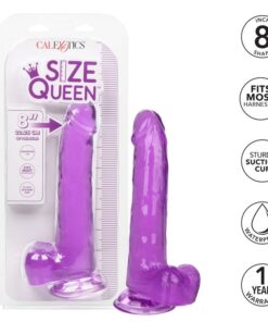 Alternative view of CALEXOTICS - SIZE QUEEN DILDO PURPLE 20.3 CM