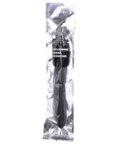 Alternative view of ALL BLACK - RIDGED SHOWER ANAL SILICONE 27 CM