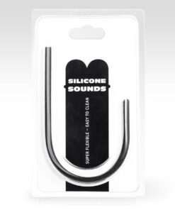 Alternative view of ALL BLACK - 8MM URETHRAL PROBE SILICONE