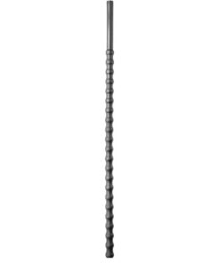 ALL BLACK - 8/10 MM SILICONE URETHRAL PROBE