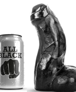 ALL BLACK - REALISTIC DONG BLACK 17 CM