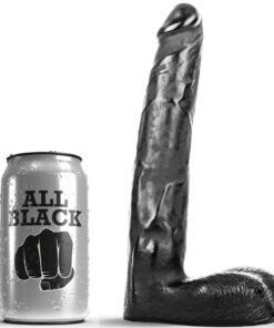 ALL BLACK - DILDO REALISTIC 21 CM