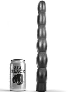 ALL BLACK - ANAL DILDO 32 CM