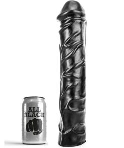 ALL BLACK - GIANT SOFT FISTING DILDO 32 CM