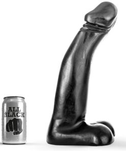 ALL BLACK - REALISTIC BLACK FISTING DILDO 29 CM