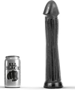 ALL BLACK - PLUG DILDO 31 CM