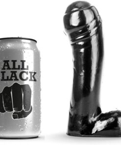 ALL BLACK - DILDO BLACK 15 CM
