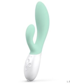 LELO - INA 3 GREEN RABBIT VIBRATOR LUXURY SEAWEED