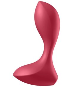 Alternative view of SATISFYER - BACKDOOR LOVER VIBRATING PLUG RED