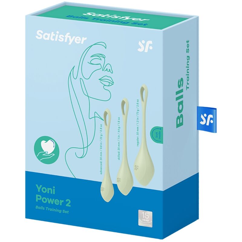 SATISFYER - YONI POWER 2 TRAINING SET GREEN - Image 3