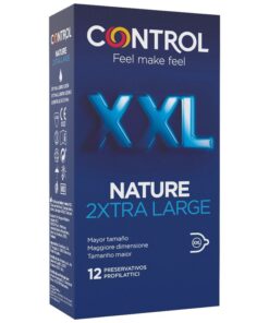 CONTROL - NATURE 2XTRA LARGE XXL CONDOMS - 12 UNITS