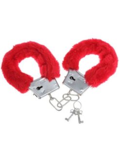 DIABLO PICANTE - PLEASURE FURRY HANDCUFFS RED