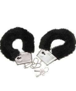 DIABLO PICANTE - PLEASURE FURRY HANDCUFFS BLACK