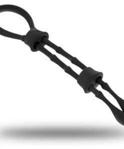 OHMAMA FETISH - SILICONE CORD-COCK AND TESTICLES RING