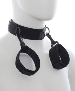 Alternative view of OHMAMA FETISH - NYLON HANDCUFFS AND COLLAR