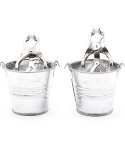 Alternative view of OHMAMA FETISH NIPPLE CLAMPS WITH BUCKETS