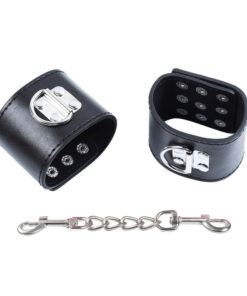 Alternative view of OHMAMA FETISH - WRIST RESTRAINTS SNAP FASTEN METAL
