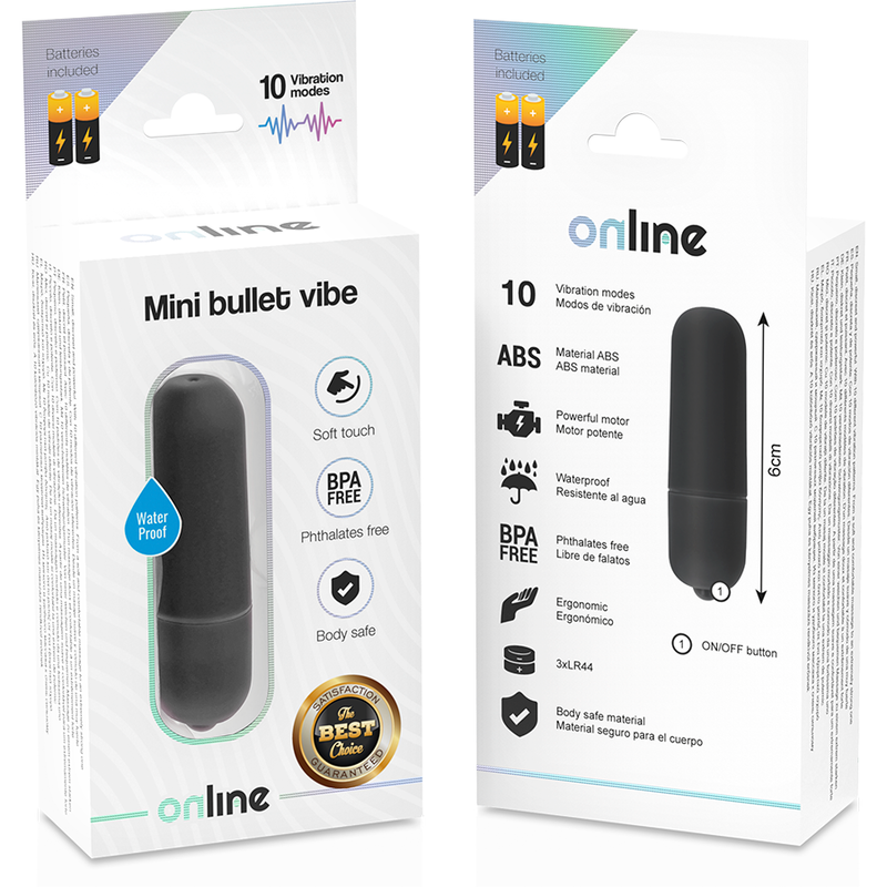ONLINE - MINI BULLET VIBE BLACK - Image 4