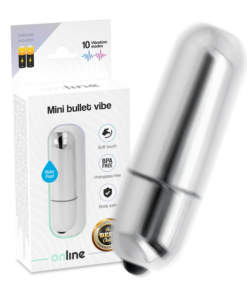 ONLINE - MINI BULLET VIBE SILVER