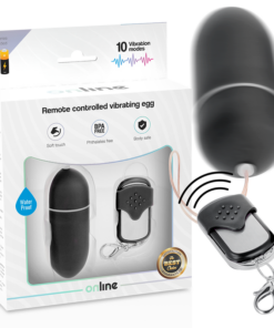 ONLINE - REMOTE CONTROL VIBRATING EGG L BLACK