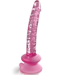 ICICLES - N. 86 GLASS DILDO WITH SUCTION CUP