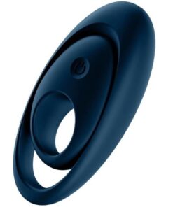 SATISFYER - GLORIOUS DUO RING VIBRATOR BLUE