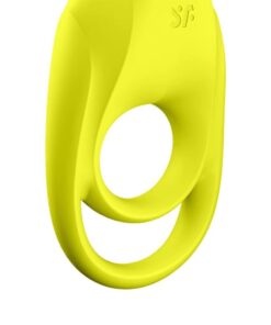 Alternative view of SATISFYER - SPECTACULAR DUO RING VIBRATOR YELLOW