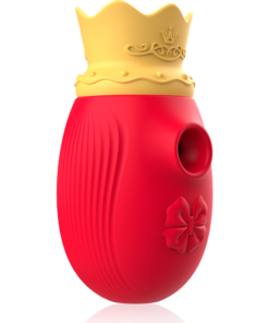 Alternative view of INTENSE - CLITORIS STIMULATOR 10 SUCTION AND LICKING MODES - RED