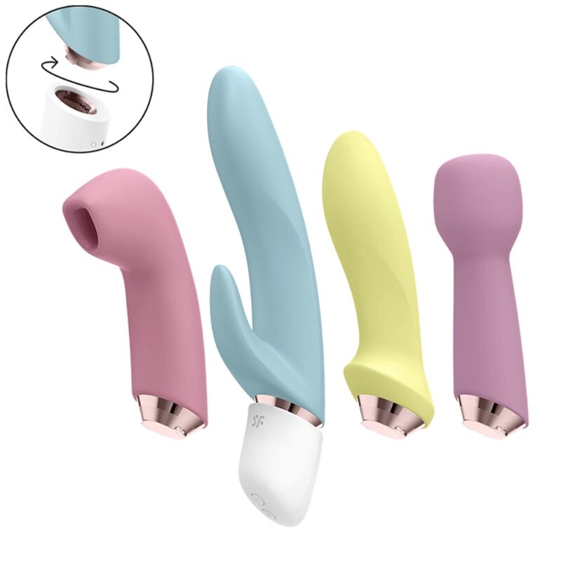 SATISFYER - MARVELOUS FOUR VIBRATOR AIR PULSE SET - Image 3