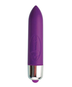 Alternative view of ROCKS-OFF - RO-80 MM COLOR CHANGIN VIBRATING BULLET 7 V