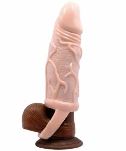 Alternative view of BAILE - PENIS EXTENDER SHEATH WITH STRAP FOR TESTICLES 13.5 CM