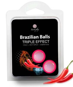 SECRETPLAY - SET 2 BRAZILIAN BALLS TRIPLE EFFECT