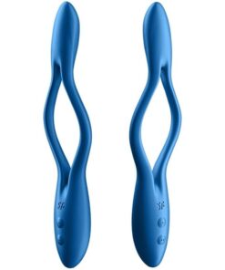 Alternative view of SATISFYER - ELASTIC GAME MULTI VIBRATOR BLUE