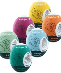 SATISFYER - MASTURBATOR EGGS 6 UNITS SET